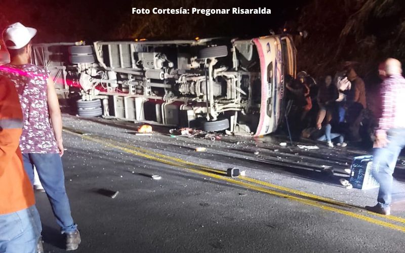 Se reporta accidente de tránsito de un bus de la empresa Occidental en