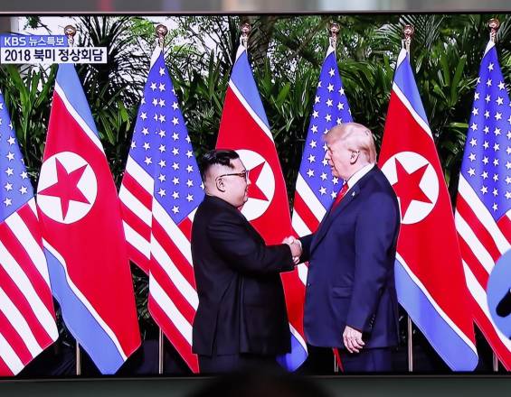 Histórico: Donald Trump y Kim Jong-un inician cumbre en Singapur | Noticias de Buenaventura, Colombia y el Mundo