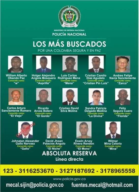 Conozca los delincuentes más buscados por la Policía en Cali | Noticias de Buenaventura, Colombia y el Mundo