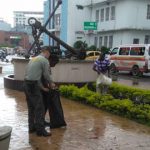 Policía de turismo lideró jornada de aseo en el Bulevar | Noticias de Buenaventura, Colombia y el Mundo