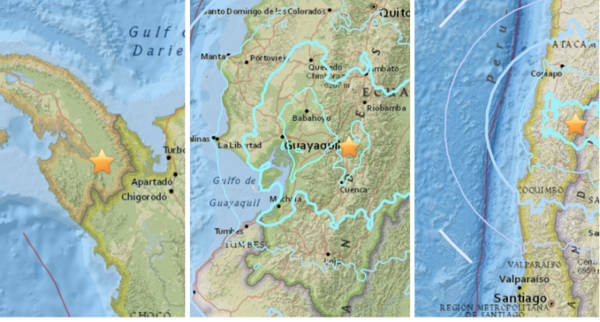 Cadena de temblores sorprenden a Panamá, Ecuador y Chile en menos de una hora | Noticias de Buenaventura, Colombia y el Mundo