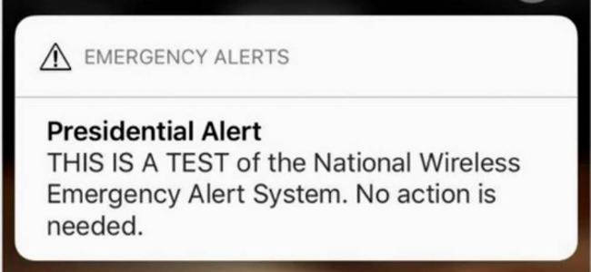 Trump envió un mensaje a todos los celulares de EE.UU como prueba para emergencias | Noticias de Buenaventura, Colombia y el Mundo