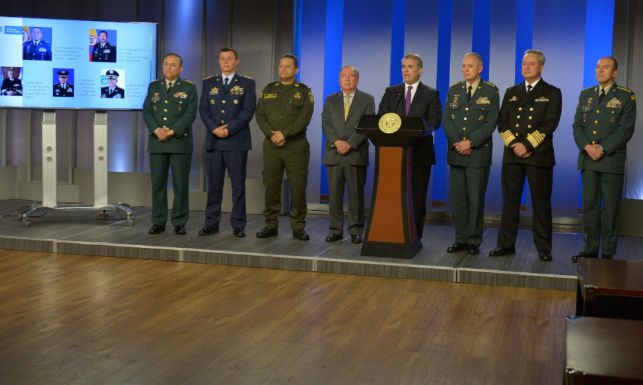 Presidente Duque nombra nueva cúpula militar | Noticias de Buenaventura, Colombia y el Mundo
