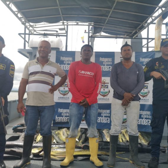 Ecuatorianos capturados en colombia por pesca ilegal