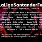 Futbolistas y cantantes se unen para el concierto virtual benéfico “La Liga Santander Fest” a beneficio de los médicos de España