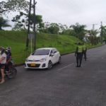 Control policial en Buenaventura por aislamiento