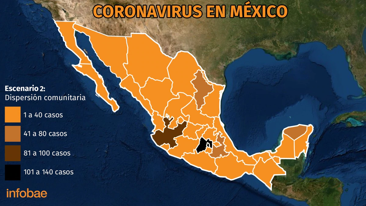 Mapa del coronavirus en México: imparable los contagios en CDMX, suman 62 nuevos casos en un día