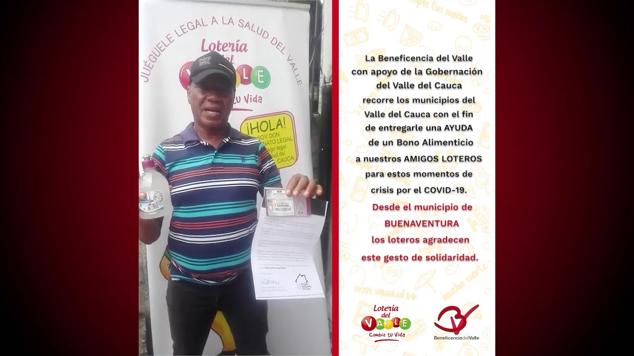 Loteros de Buenaventura reciben bono alimenticio de la Lotería del Valle | Noticias de Buenaventura, Colombia y el Mundo