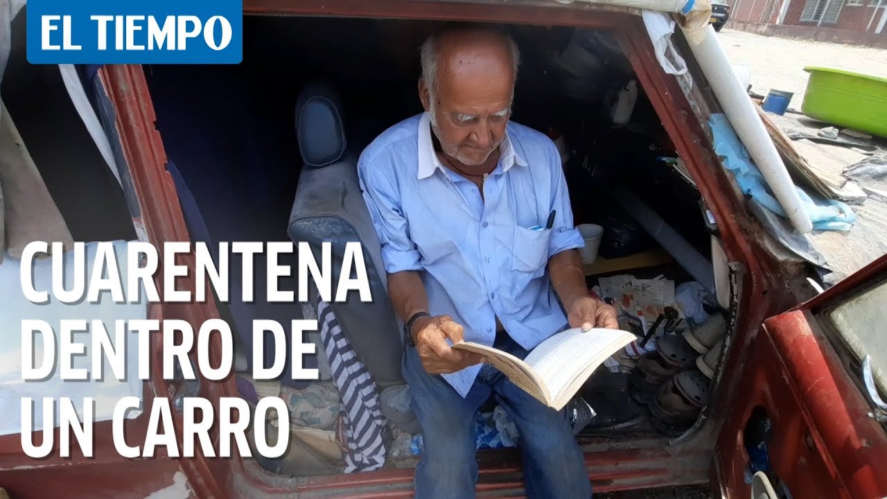 El hombre que pasa cuarentena adentro de un carro en Cali | Noticias de Buenaventura, Colombia y el Mundo