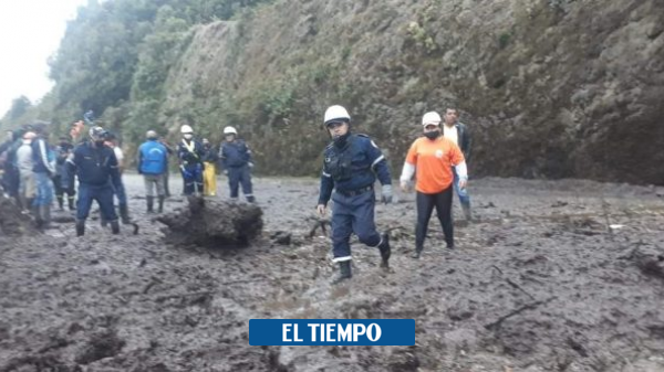 Alud y desbordamiento de río en el oriente de Cauca - Cali - Colombia