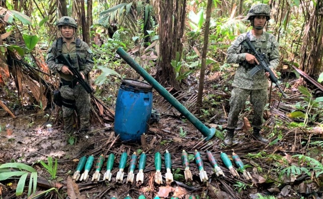 Armada de Colombia incautó en el Chocó artefactos explosivos que pertenecerían al ELN | Noticias de Buenaventura, Colombia y el Mundo