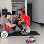 Colombia hoy | América: Curioso entrenamiento de Éder Chaux junto a su hija | Futbol Colombiano | Liga BetPlay