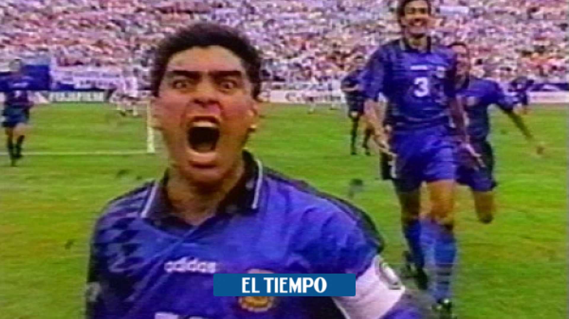 Último Gol De Maradona En Los Mundiales Y Su Positivo En Usa 94 Fútbol Internacional 5705