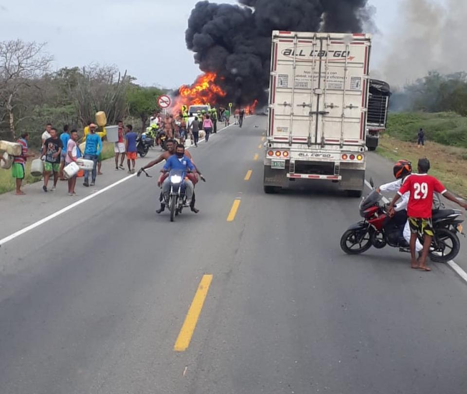 Explosión de camión cisterna en Tasajera deja saldo de 21 fallecidos | Economía