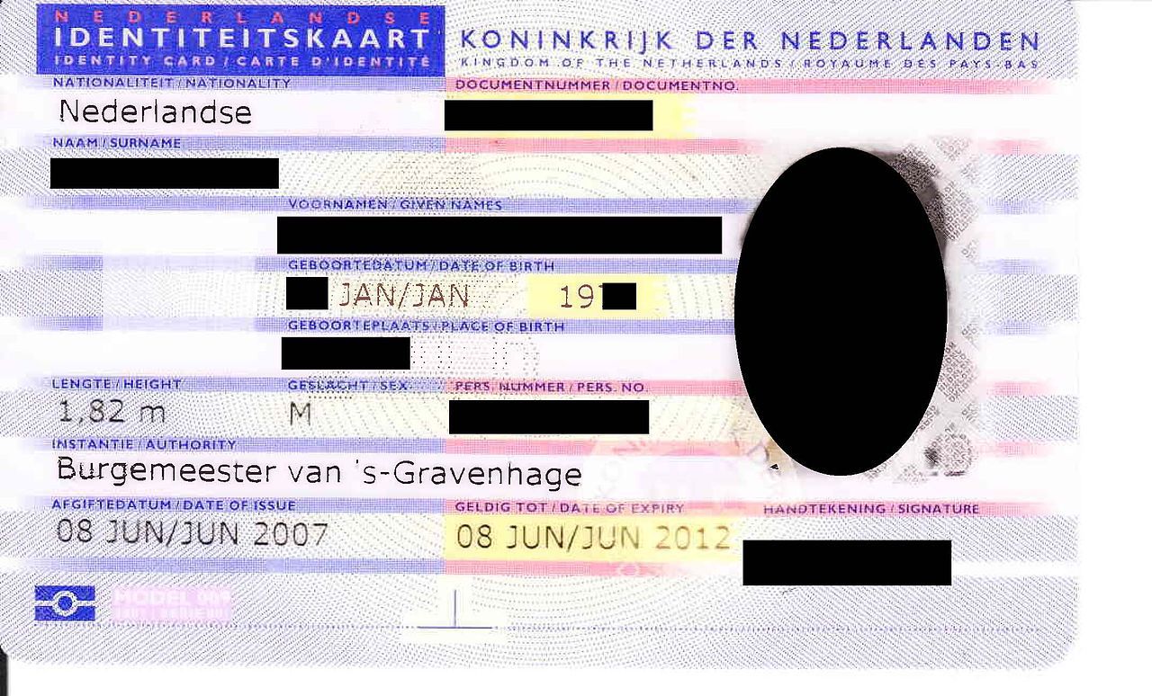 documento de identidad holandes