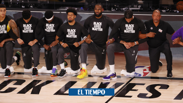 Jugadores de la NBA hinchas la rodilla contra el racismo - Otros Deportes - Deportes