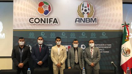 La LBM celebró el acuerdo logrado con la CONIFA, organización internacional de asociaciones independientes de fútbol (Foto: LBM)