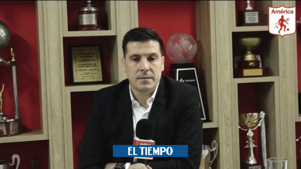 Presentación de Juan Cruz Real como técnico del América - Fútbol Colombiano - Deportes