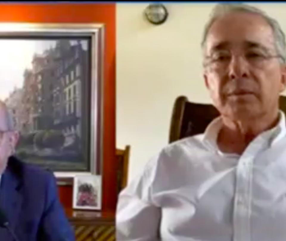 Uribe responde a Petro quien dijo desconocer legitimidad de Iván Duque como presidente - Congreso - Política