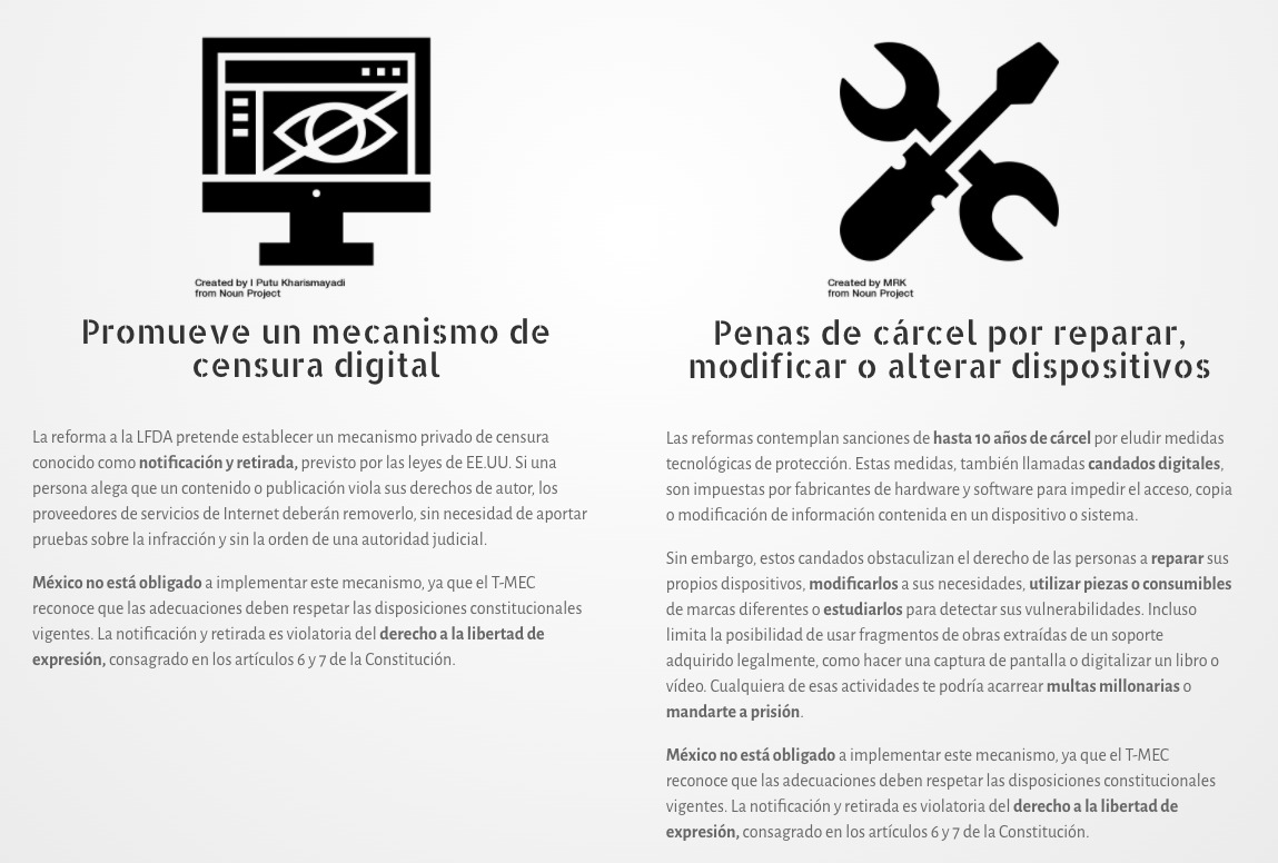 México censura Internet