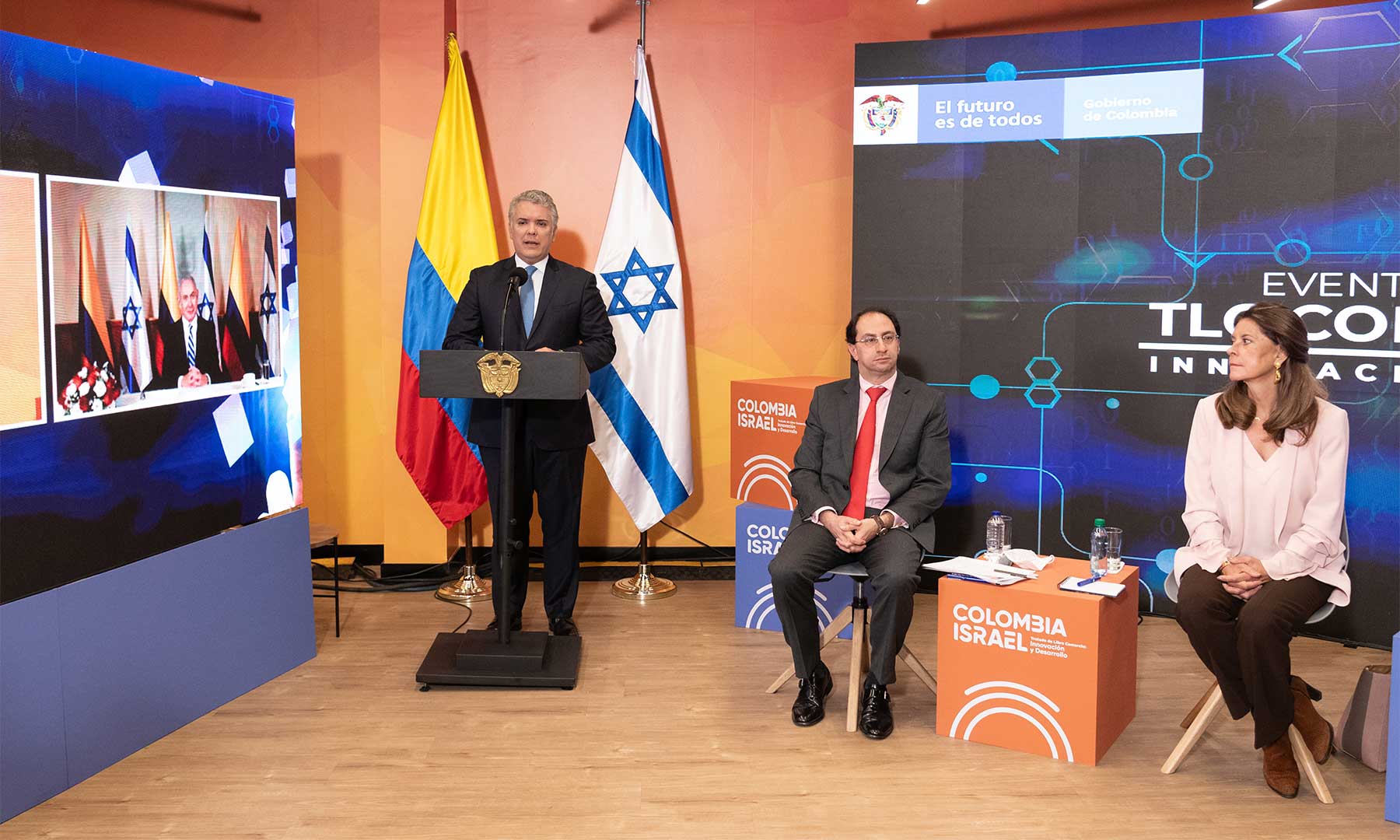 TLC, Innovación, Desarrollo, alianza, comercio, inversión, Colombia, Iván Duque, Presidente Duque, Israel, Primer Ministro de Is