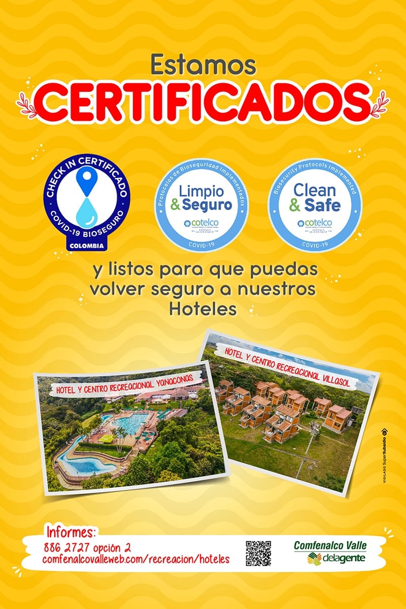 Nuevo sello de bioseguridad para nuestros Hoteles Comfenalco Valle delagente La... | Noticias de Buenaventura, Colombia y el Mundo