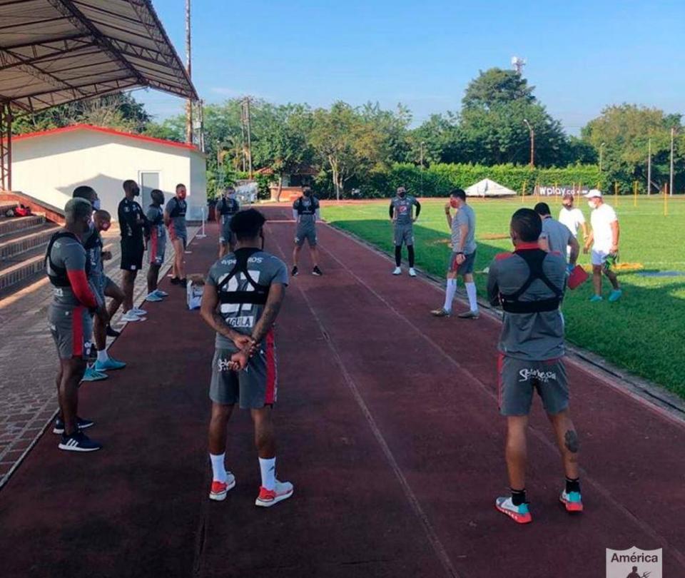 América de Cali volvió a entrenamientos colectivos: habla su preparador físico - Fútbol Colombiano - Deportes