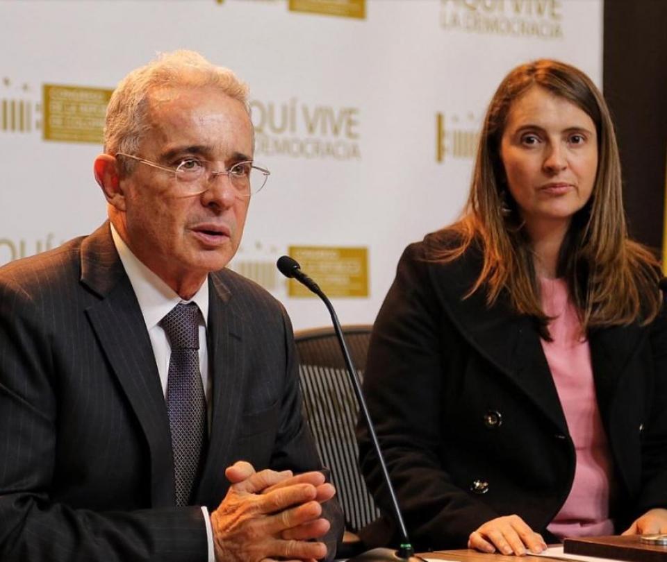 Las cinco frases de Paloma Valencia sobre el expresidente Uribe - Congreso - Política
