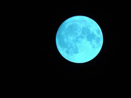 A lo largo de la historia, la Luna se ha teñido en distintas ocasiones de azul (Foto: Archivo)