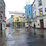 Empty city centre shopping streets are seen as the coronavirus disease (COVID-19) outbreak continues, in Galway, Ireland, October 19, 2020. REUTERS/Clodagh Kilcoyne