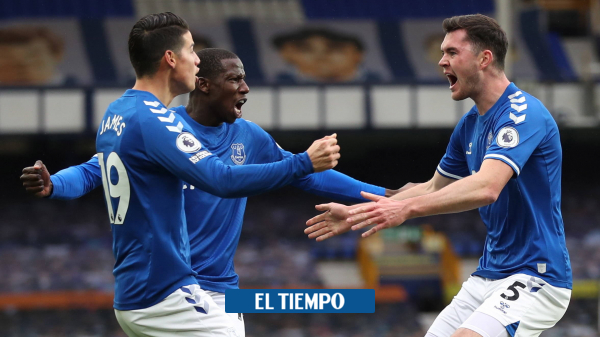 James Rodríguez: el video del Everton por el Himno de Colombia - Fútbol Internacional - Deportes