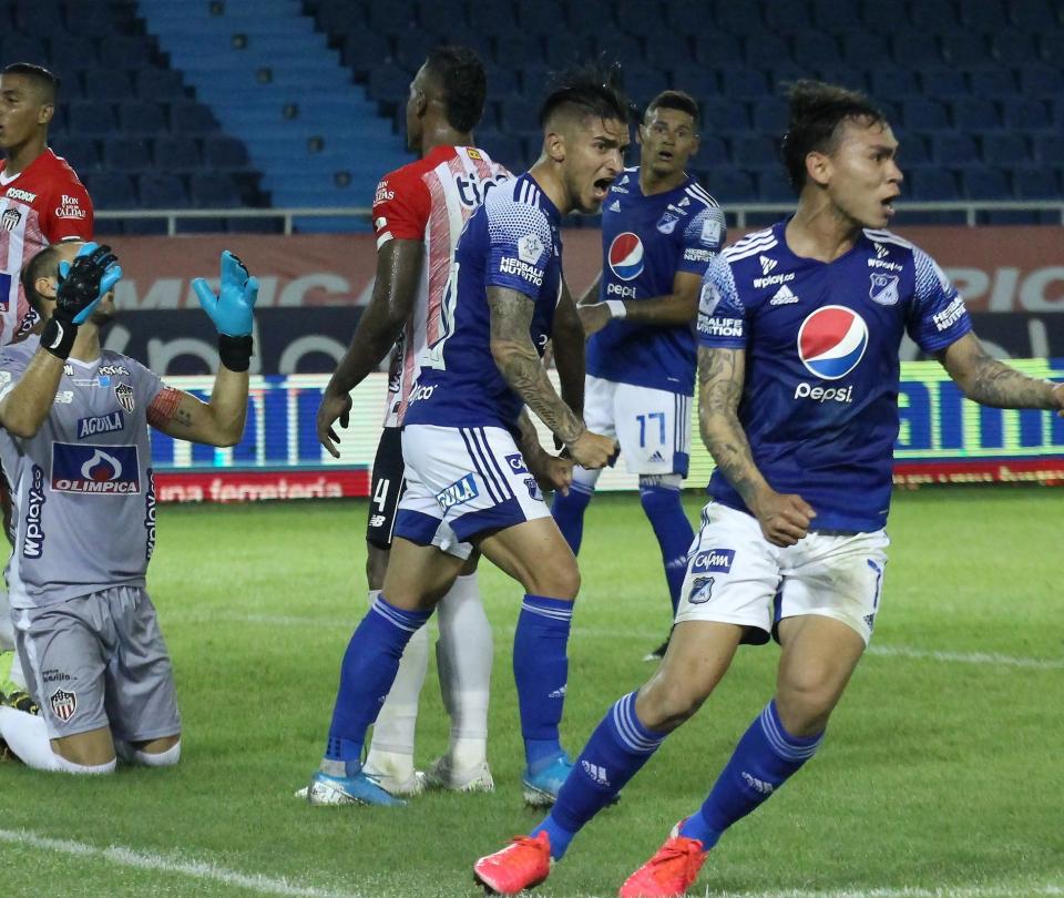 Junior y Millonarios empatan 1-1 en el Metropolitano en partido de la fecha 16 - Fútbol Colombiano - Deportes