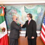 Marcelo Ebrard, secretario de Relaciones Exteriores, aseguró que México cumplirá con sus obligaciones jurídicas de pago de agua a Estados Unidos (Foto: SRE)