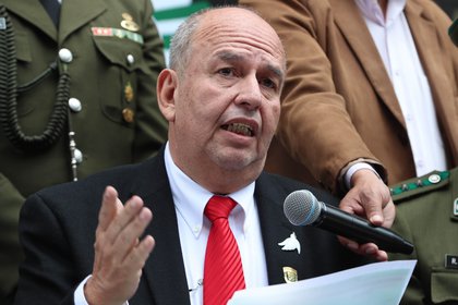 El ministro del Interior de Bolivia, Arturo Murillo. EFE/ Martin Alipaz/Archivo
