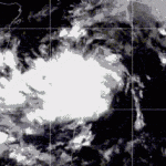 Se espera que el sistema toque tierra en Quintana Roo en la tarde de este lunes 26 de octubre (GIF: NOAA/RAMMB)