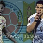 Duván Zapata y Luis Suárez, el duelo goleador del juego entre la Selección Colombia y Uruguay