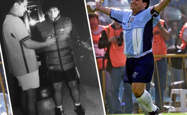 Edward González, el médico caleño que se puso la '10' por Diego Maradona