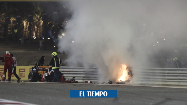 Fórmula 1: parte médico de Grosjean tras su accidente en el GP de Baréin - Automovilismo - Deportes