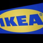 FILE PHOTO: The logo of the Swedish furniture retailer IKEA in Mexico City, Mexico May 22, 2019. REUTERS/Edgard Garrido/File Photo