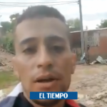 Patrullero pide ayuda de superiores al ver daños en su casa en Cúcuta - Cali - Colombia