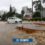 Rayos y calles inundadas por tormenta esta tarde en Cali - Cali - Colombia