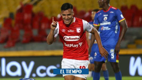 Santa Fe con goles de Velásquez vence a Pasto 2-0 y clasifica a la semifinal de la Liga Betplay - Fútbol Colombiano - Deportes