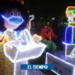 Alumbrado navideño móvil de Cali salta hasta huecos en las calles - Cali - Colombia