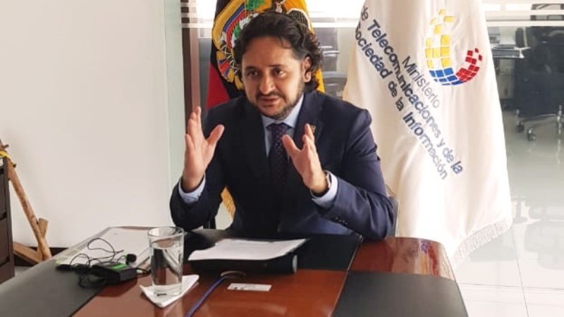 Ministro de Telecomunicaciones y de la Sociedad de la Informacíon, Andrés Michelena