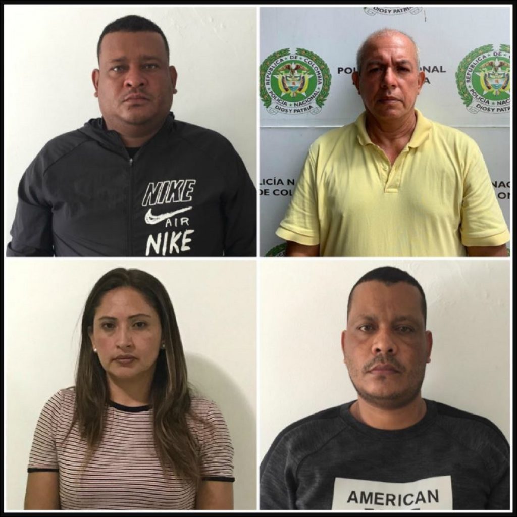 Los 4 capturados acusados de traficar coca a EE. UU. en lanchas y encomiendas desde aeropuertos - Policu00eda Nacional