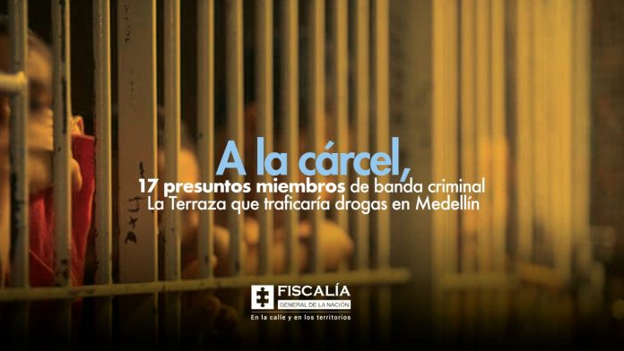 A la cárcel, 17 presuntos miembros de banda criminal La Terraza que traficaría drogas en Medellín