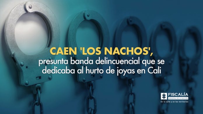 Caen ‘Los Nachos’, presunta banda delincuencial que se dedicaba al hurto de joyas en Cali