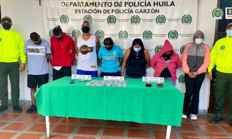 Desarticulada estructura delictiva denominada ‘Los Galleros’ por presunta comercialización de estupefacientes en Garzón (Huila)