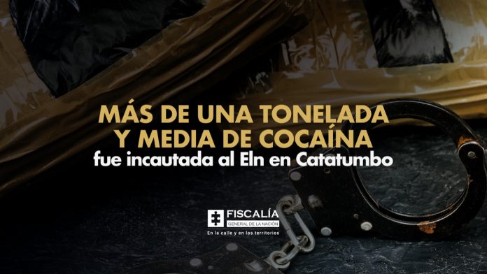 Más de una tonelada y media de cocaína fue incautada al Eln en Catatumbo