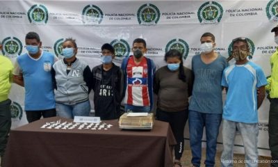 Seccional Atlántico desarticuló el grupo delincuencial El combo de Santo Domingo, dedicados al tráfico de estupefacientes